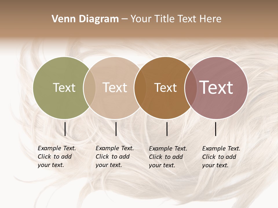 Wavy Lock Hairdresser PowerPoint Template