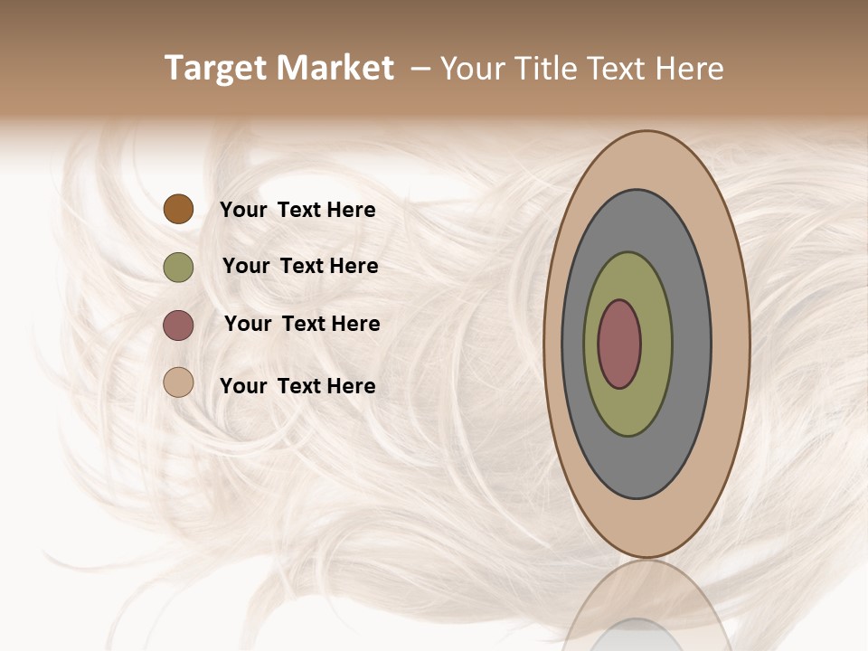 Wavy Lock Hairdresser PowerPoint Template