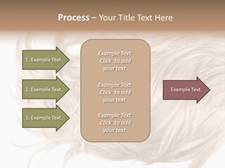 Wavy Lock Hairdresser PowerPoint Template