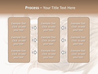 Wavy Lock Hairdresser PowerPoint Template