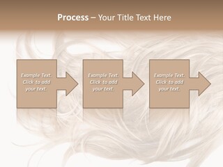 Wavy Lock Hairdresser PowerPoint Template