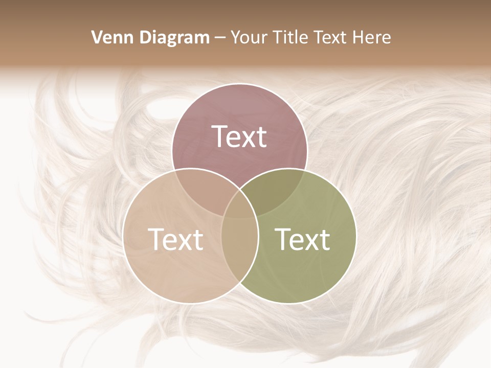 Wavy Lock Hairdresser PowerPoint Template
