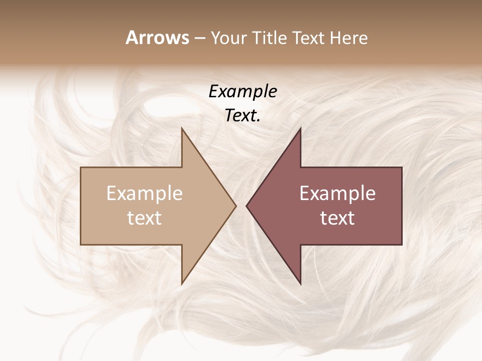 Wavy Lock Hairdresser PowerPoint Template