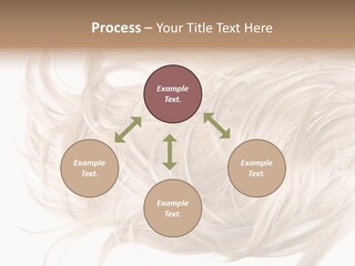 Wavy Lock Hairdresser PowerPoint Template