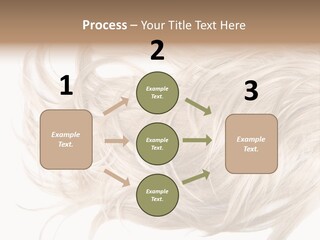 Wavy Lock Hairdresser PowerPoint Template
