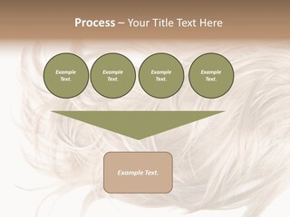 Wavy Lock Hairdresser PowerPoint Template