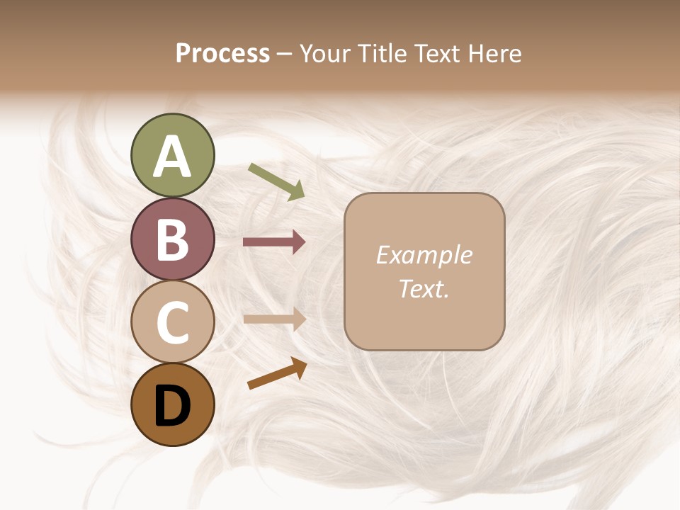 Wavy Lock Hairdresser PowerPoint Template