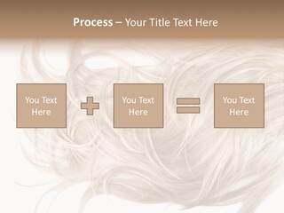 Wavy Lock Hairdresser PowerPoint Template