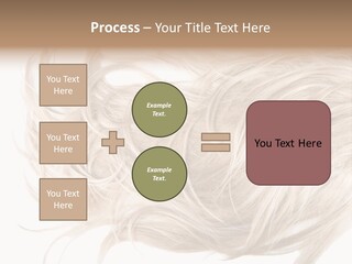 Wavy Lock Hairdresser PowerPoint Template