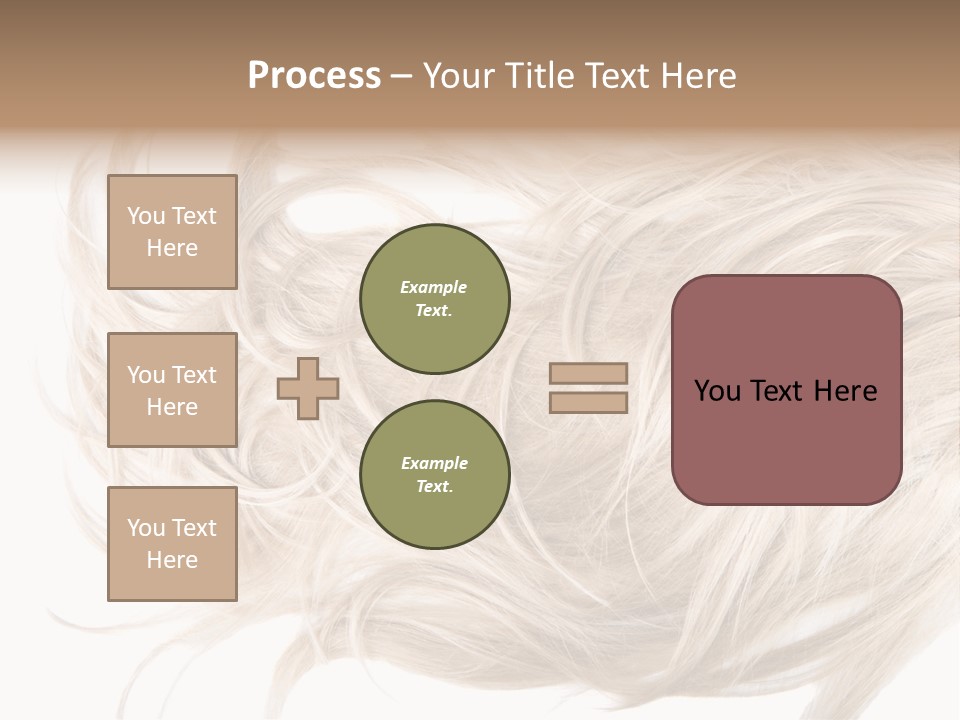 Wavy Lock Hairdresser PowerPoint Template