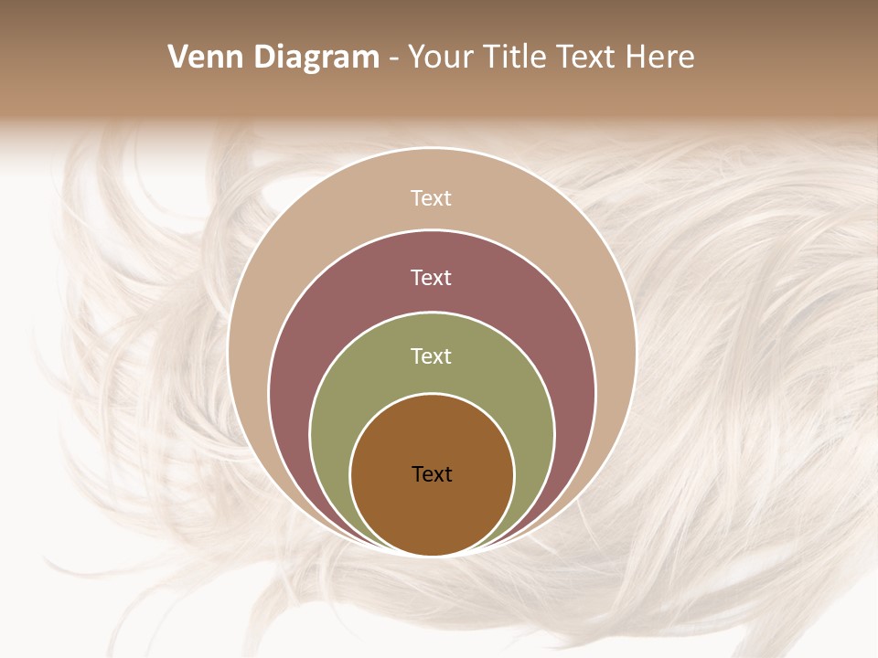 Wavy Lock Hairdresser PowerPoint Template