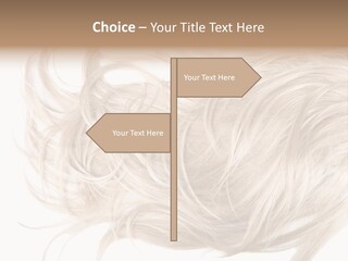 Wavy Lock Hairdresser PowerPoint Template