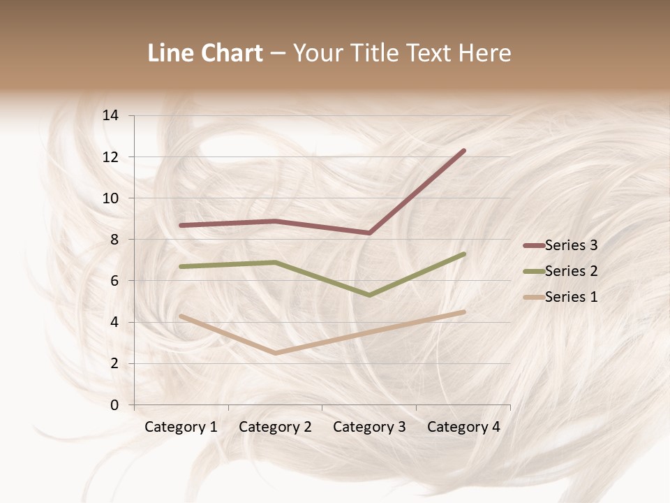 Wavy Lock Hairdresser PowerPoint Template