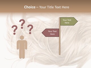 Wavy Lock Hairdresser PowerPoint Template