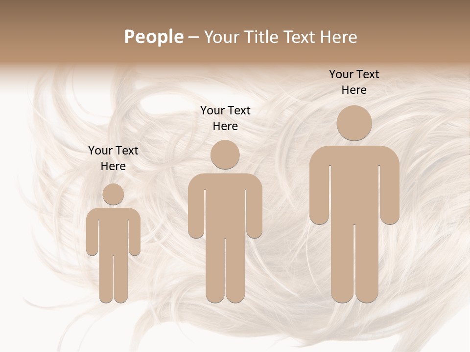 Wavy Lock Hairdresser PowerPoint Template