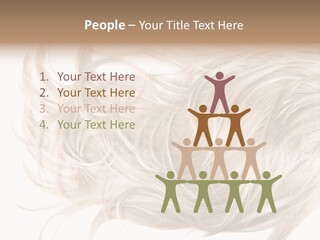 Wavy Lock Hairdresser PowerPoint Template
