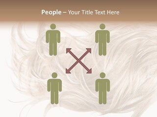 Wavy Lock Hairdresser PowerPoint Template