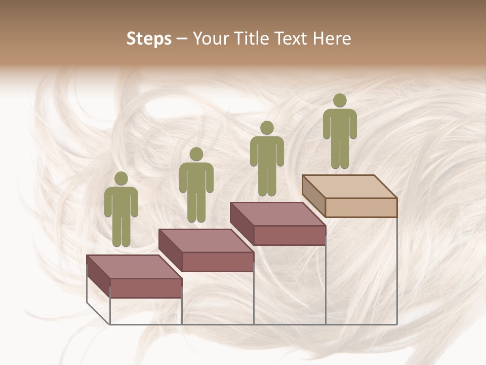 Wavy Lock Hairdresser PowerPoint Template