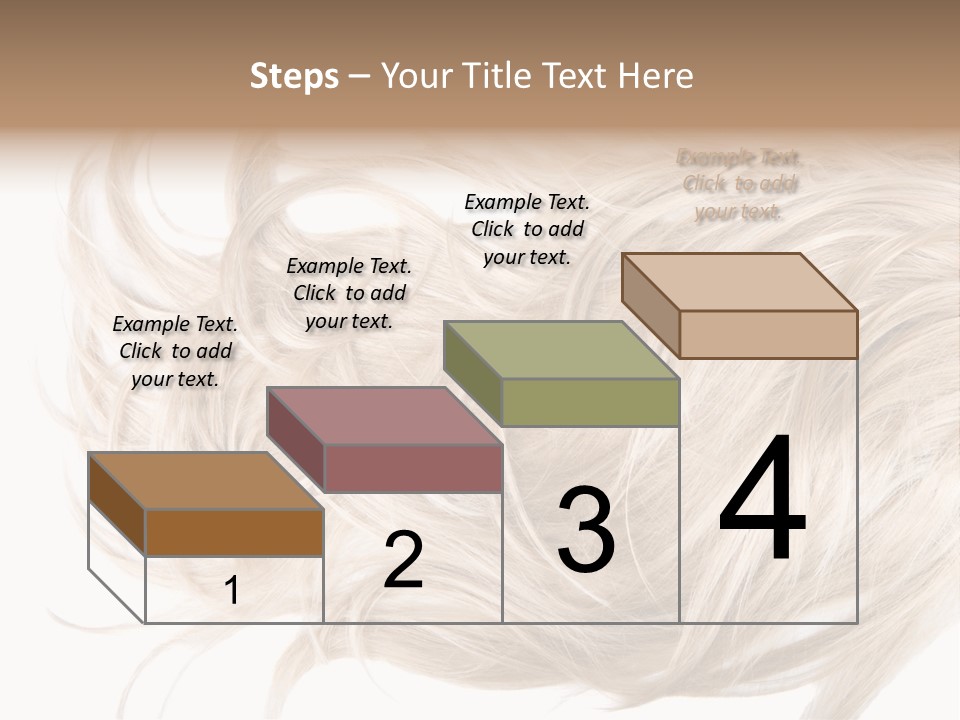 Wavy Lock Hairdresser PowerPoint Template