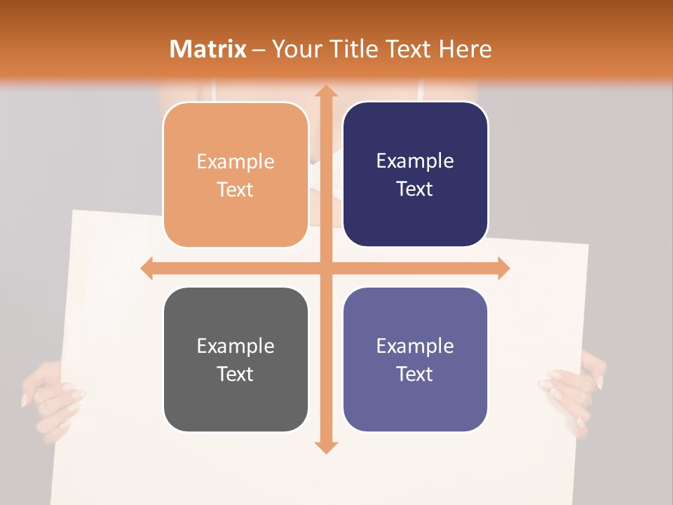 Template Beautiful Caucasian PowerPoint Template