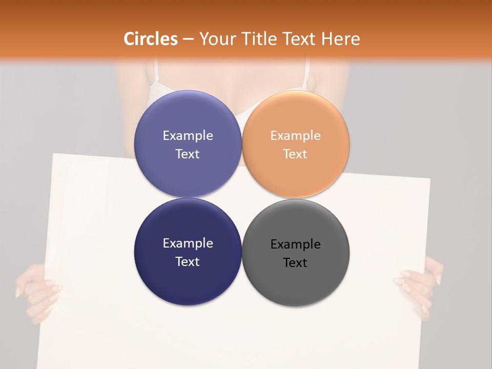 Template Beautiful Caucasian PowerPoint Template