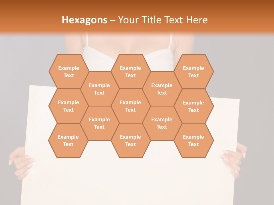 Template Beautiful Caucasian PowerPoint Template