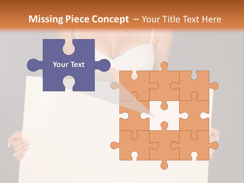 Template Beautiful Caucasian PowerPoint Template