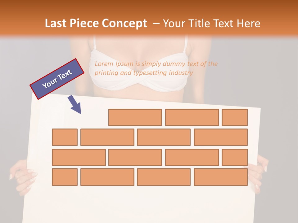 Template Beautiful Caucasian PowerPoint Template