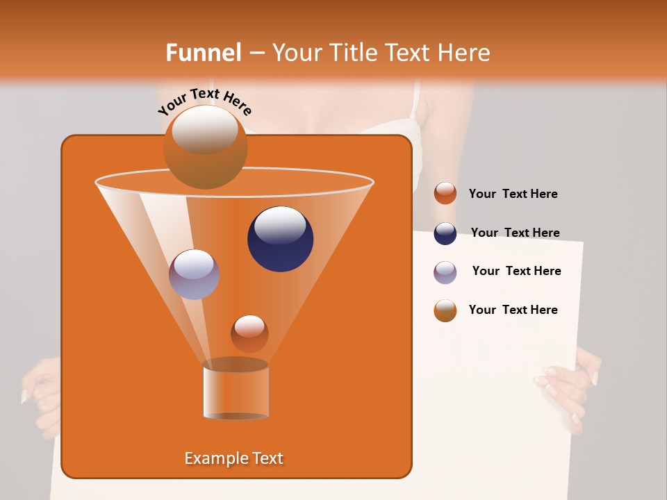 Template Beautiful Caucasian PowerPoint Template