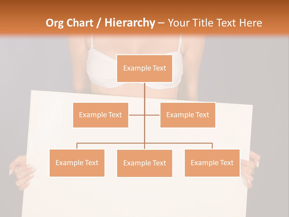 Template Beautiful Caucasian PowerPoint Template