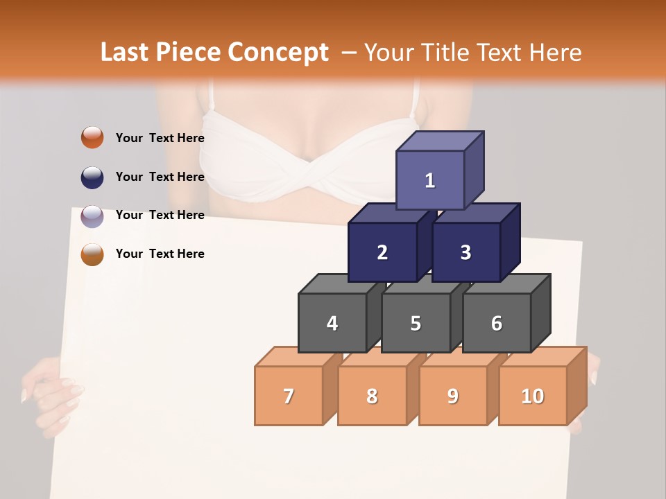 Template Beautiful Caucasian PowerPoint Template