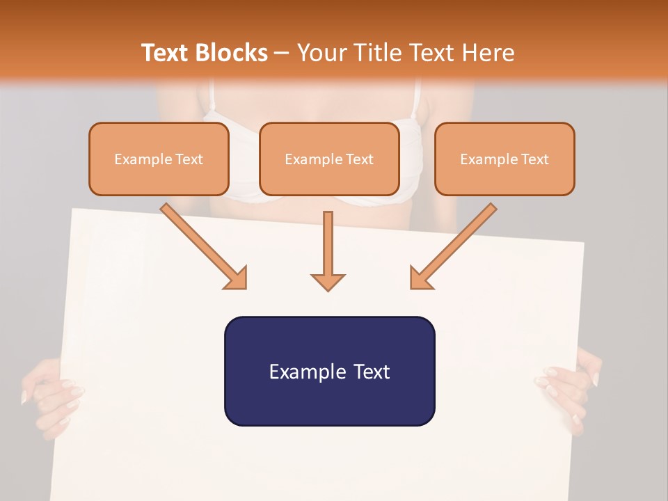 Template Beautiful Caucasian PowerPoint Template