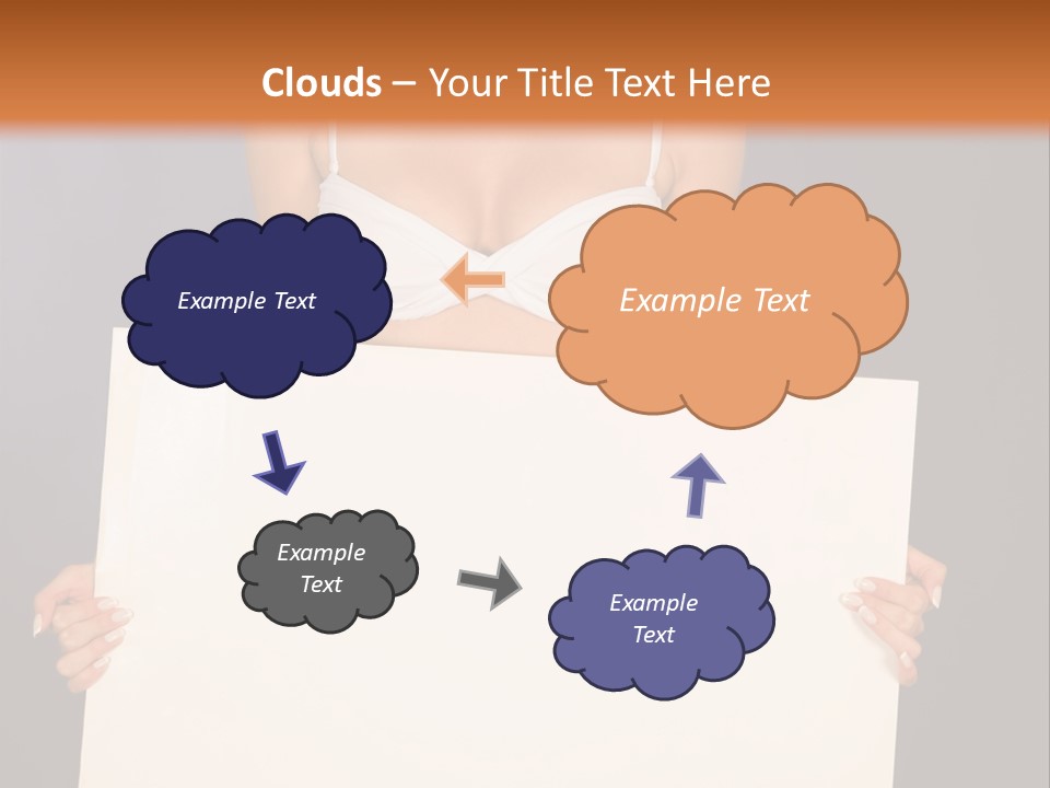 Template Beautiful Caucasian PowerPoint Template