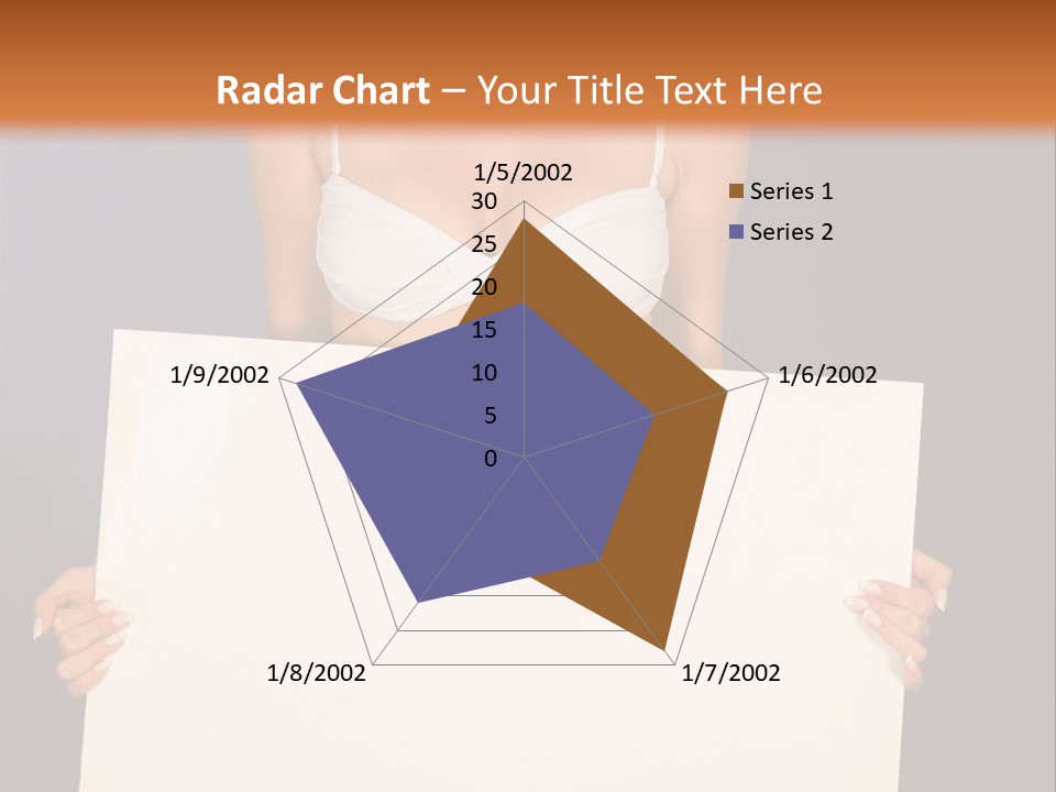 Template Beautiful Caucasian PowerPoint Template