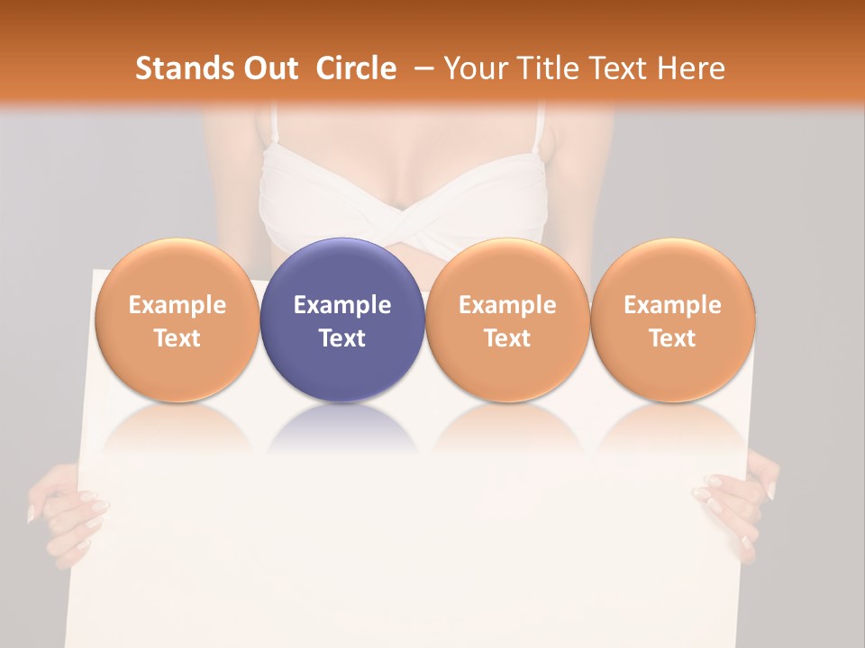 Template Beautiful Caucasian PowerPoint Template