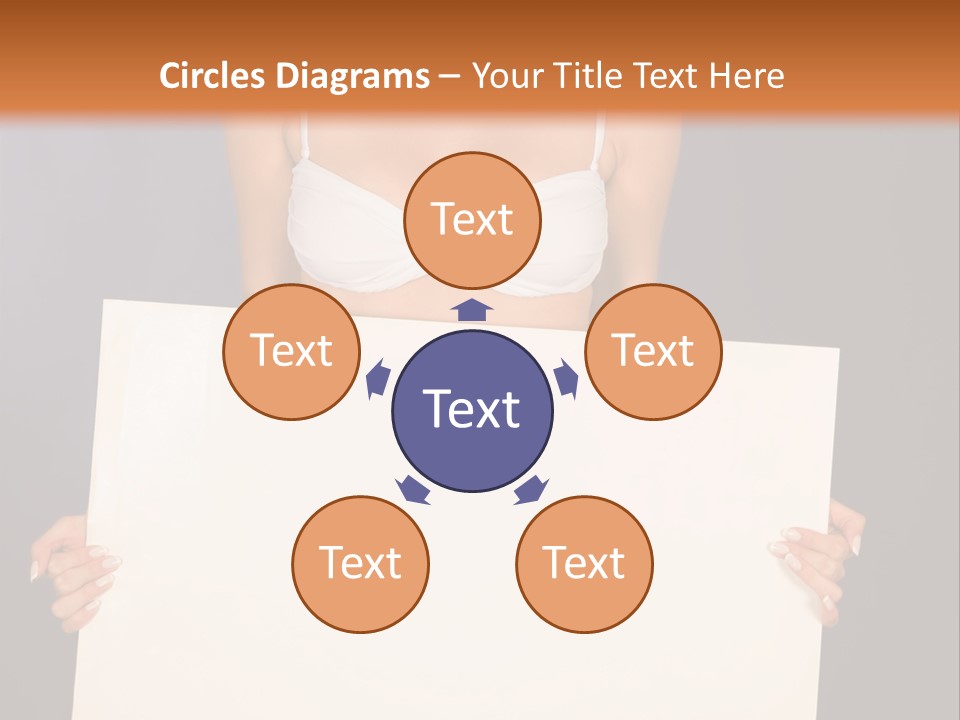 Template Beautiful Caucasian PowerPoint Template