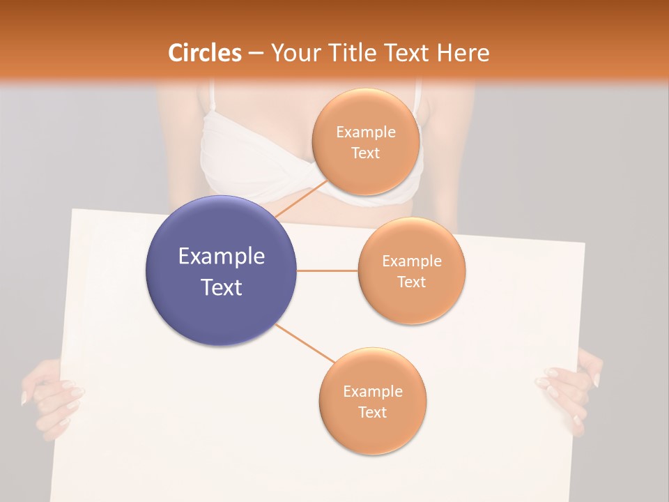 Template Beautiful Caucasian PowerPoint Template