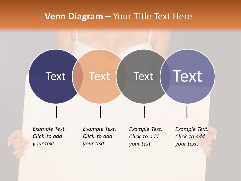 Template Beautiful Caucasian PowerPoint Template