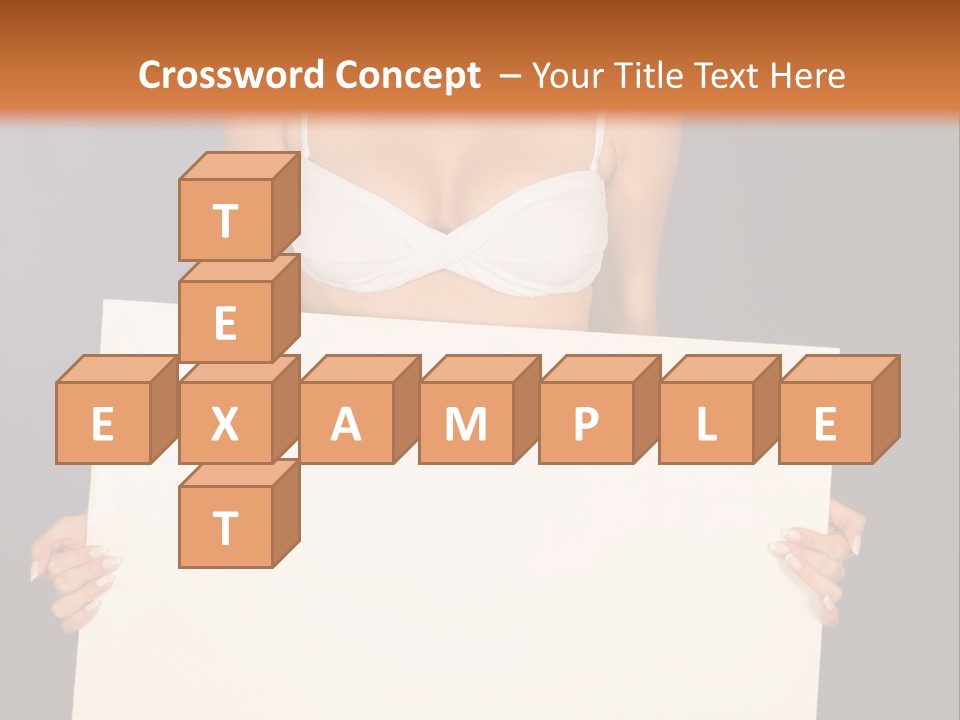 Template Beautiful Caucasian PowerPoint Template