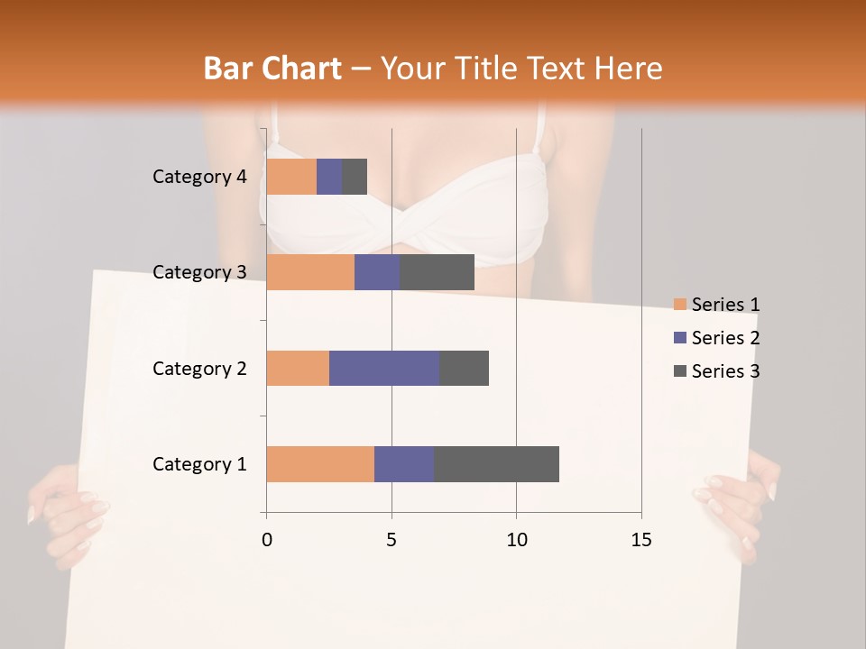 Template Beautiful Caucasian PowerPoint Template