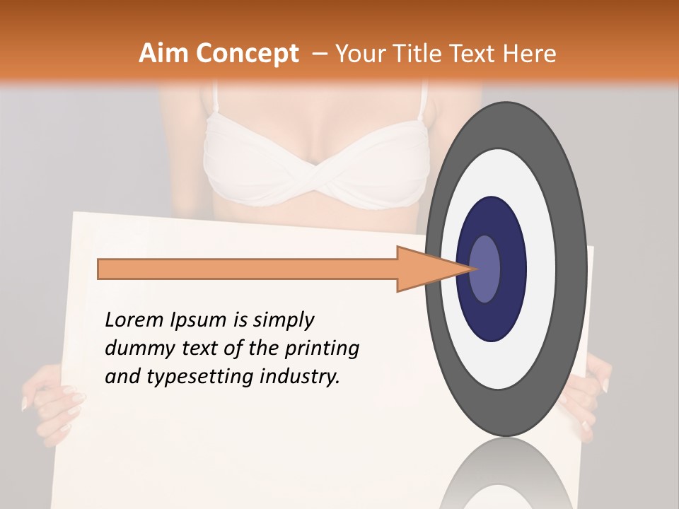 Template Beautiful Caucasian PowerPoint Template