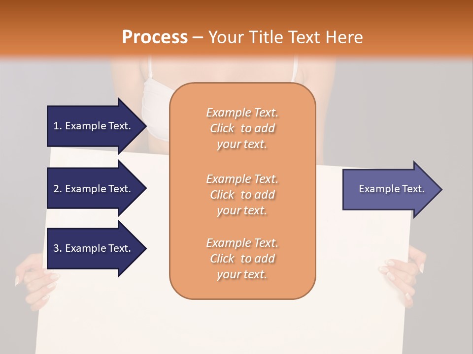 Template Beautiful Caucasian PowerPoint Template