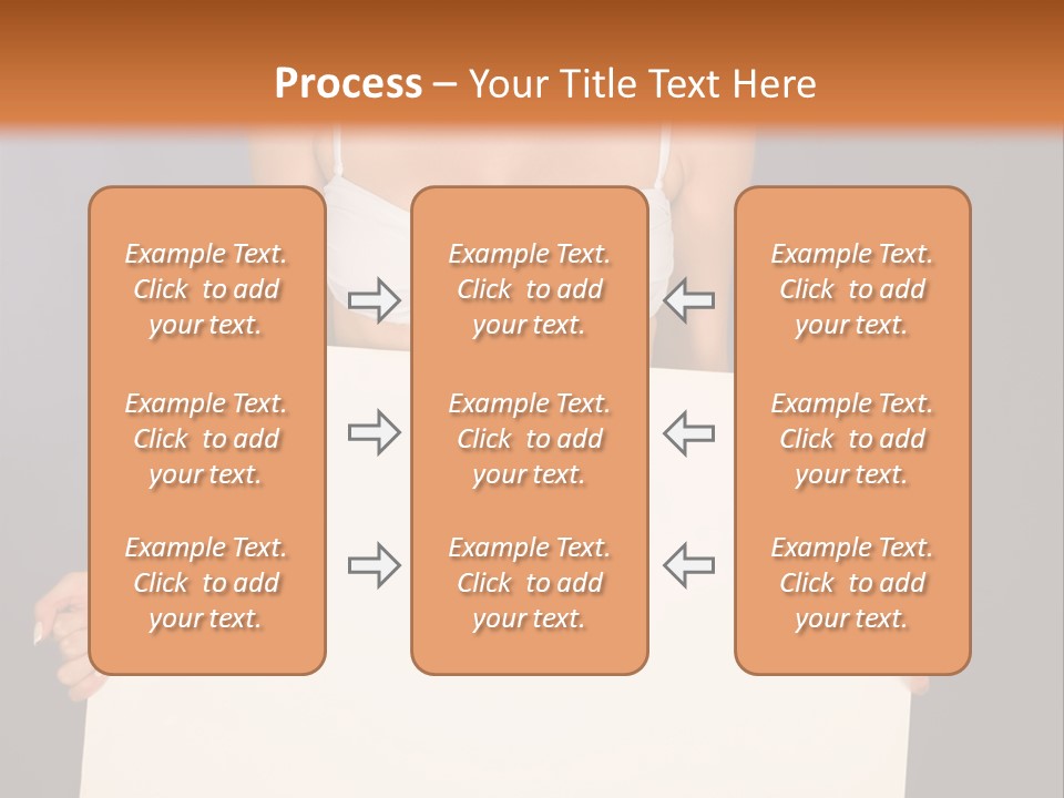 Template Beautiful Caucasian PowerPoint Template