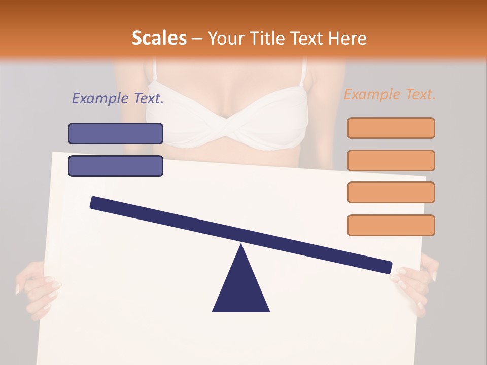 Template Beautiful Caucasian PowerPoint Template