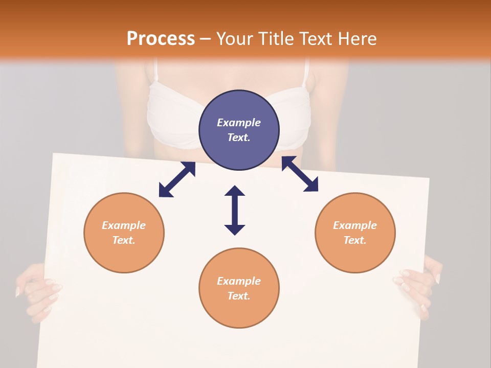 Template Beautiful Caucasian PowerPoint Template