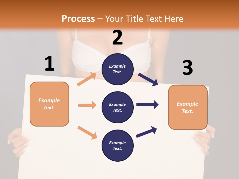 Template Beautiful Caucasian PowerPoint Template