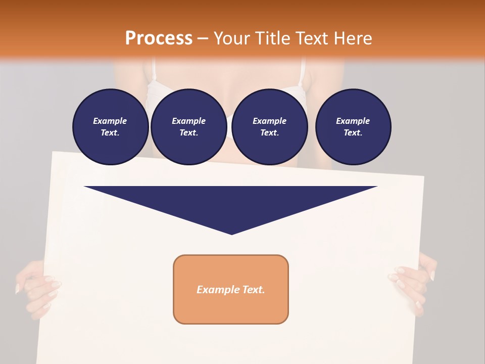 Template Beautiful Caucasian PowerPoint Template