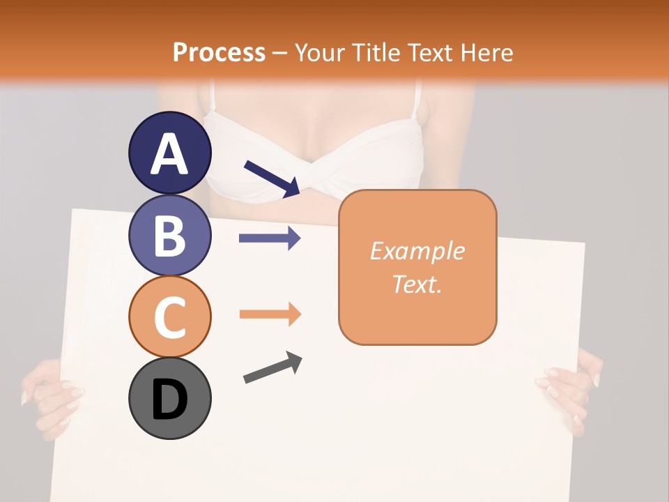 Template Beautiful Caucasian PowerPoint Template