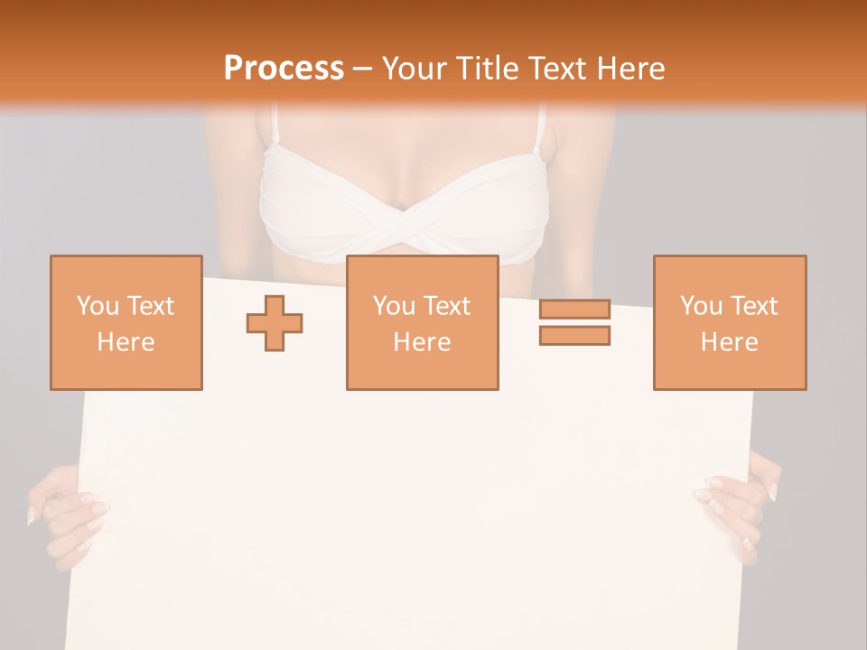 Template Beautiful Caucasian PowerPoint Template