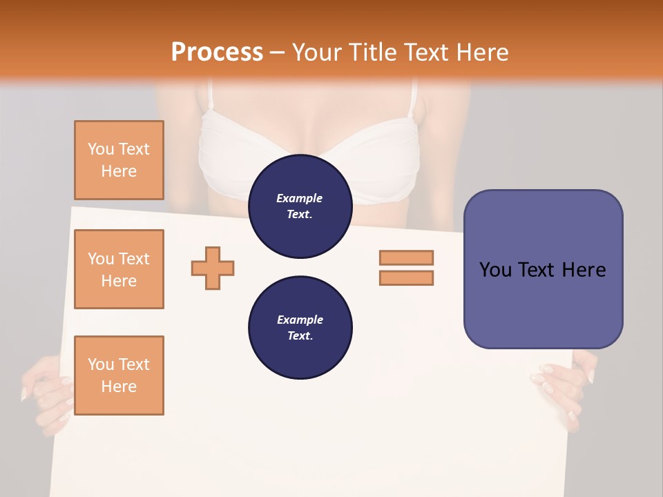 Template Beautiful Caucasian PowerPoint Template